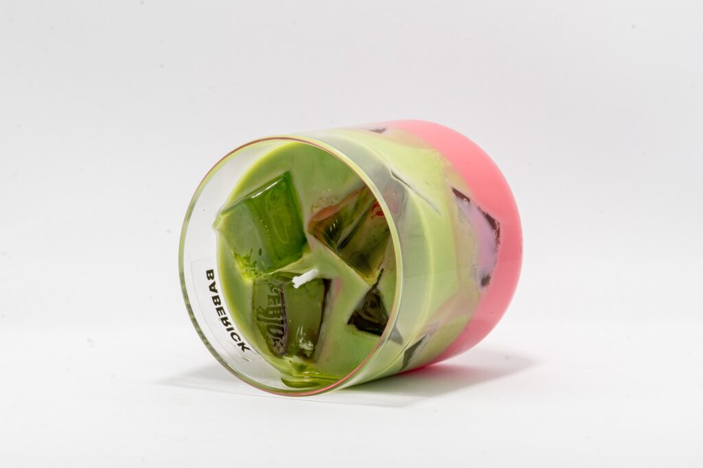 iced strawberry matcha latte baberick candles 2